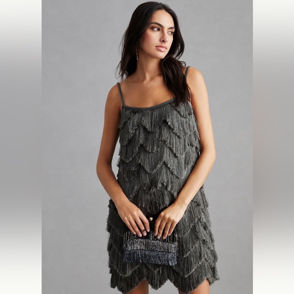 NWT - Fringed Mini Dress - Picture 6 of 9